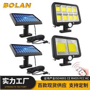 XINGSITE Outdoor Solar COB Wall <b>Light</b> 100W Waterproof PIR Motion <b>Sensor</b> Split Street Lamp for Garden Yard - Product Image 3