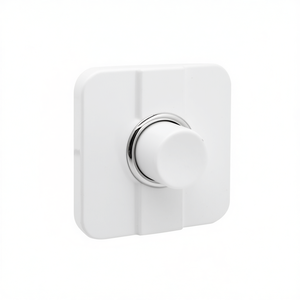 Botón de descarga remoto de plástico cromado de 80x80mm para inodoro, montado en la pared - Product Image 3