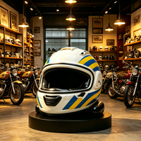 Sculptures de casques créatifs BZY de taille personnalisable (styles extérieur ou bureau) pour la décoration extérieure ou de jardin, statues en résine