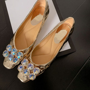 XINZI pioggia Logo <span class=keywords><strong>scarpe</strong></span> da Ballerina in pelle personalizzate <span class=keywords><strong>con</strong></span> punta quadrata Mary Janes <span class=keywords><strong>tacco</strong></span> basso 1.5cm <span class=keywords><strong>scarpe</strong></span> da ballo donna <span class=keywords><strong>tacco</strong></span> <span class=keywords><strong>con</strong></span> cristallo - Product Image 6