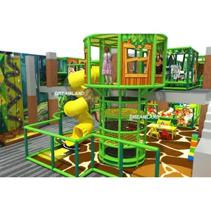 Parque deportivo personalizado proveedor centro Casa de juegos para niños Parque de Atracciones interior con madera y acero