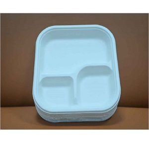 Plato de bagazo biodegradable de 9 pulgadas respetuoso con el medio ambiente plato de pulpa de caña de azúcar compostable desechable para uso de catering de eventos de boda - Product Image 2