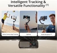 Stabilisateur portable DDJ Original Brand OSMO Mobile7 Pro 3 axes avec extension de tige intégrée pour V5.3