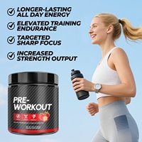 Julong Private Label Pre-Workout Creatine Monohydraat Poeder Spieropbouw Energie Supplement Helpt Explosieve Energie Te Versterken