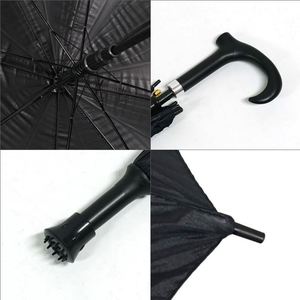 Parapluie de golf personnalisé en promotion, cadeau d'affaires, impression de logo publicitaire, parapluie droit coupe-vent et imperméable pour la pluie - Product Image 4