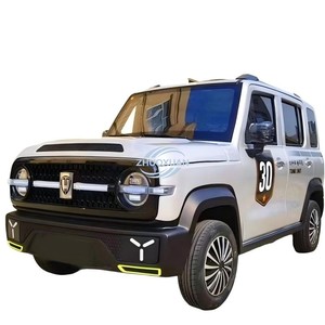 Coche eléctrico barato de baja velocidad con apariencia de tanque, cabina cerrada, 4 asientos, SUV eléctrico para viajes por el campo. - Product Image 3