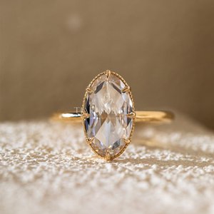 Premium Women's 925 Sterling <b>Silver</b> Gold Plated <b>Adjustable</b> Filled Lab Grown Diamond Custom Cut Hip Hop Fashion <b>Ring</b> Classic - Product Image 3