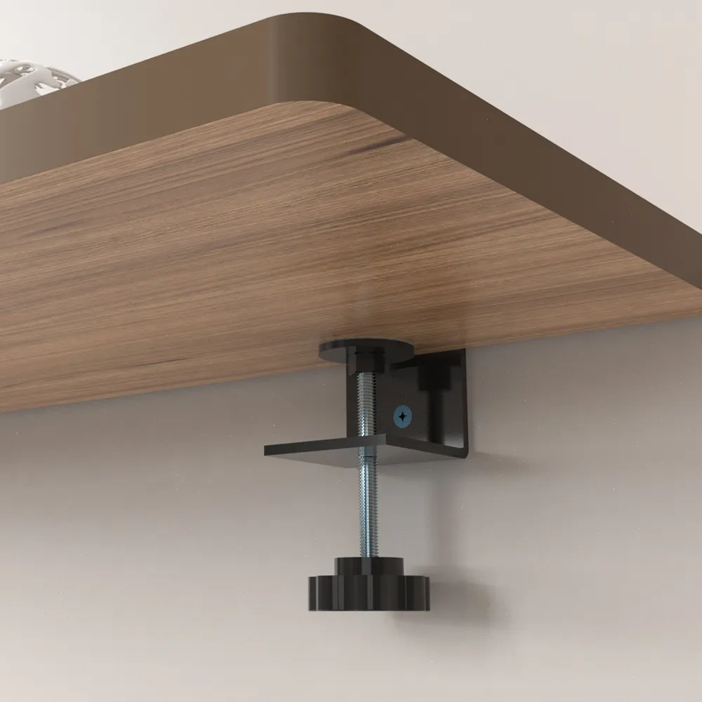 Iron Single-side Bracket Metal Adjustable Table Desk Clamp Support