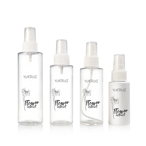 30ml 40ml <span class=keywords><strong>50ml</strong></span> 60ml 100ml 120ml 150ml 200ml sương mịn chăm sóc da phun Mực chai PET tùy chỉnh sanitiser rượu bơm phun chai - Product Image 1