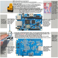 Orange Pi 3 LTS 2 Go LPDDR3 Puce H6 Ordinateur monocarte officiel Linux Android (SBC) Carte de développement embarquée