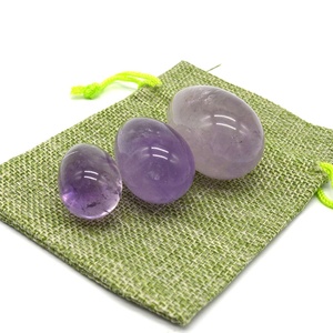 Bán Buôn Tự Nhiên Khoan <span class=keywords><strong>Amethyst</strong></span> Jade Trứng, Khắc Yoni Trứng Cho Tập Thể Dục Âm Đạo - Product Image 3