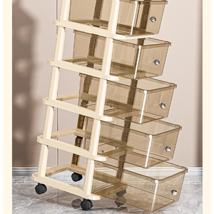 منزل الأطفال متعدد الطبقات ، بجانب السرير البلاستيكي لغرفة المعيشة وغرفة النوم مع عجلات - Product Image 4