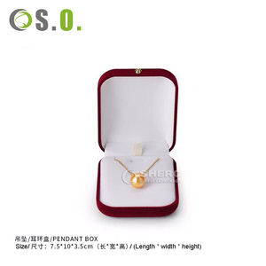 Multi Size Rounded Corner Velvet Jewelry Box Set Multi Color Custom Logo Durable Jewelry Display Wholesale High Quality - Product Image 5