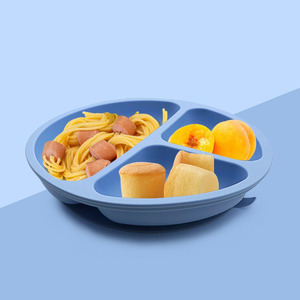 <span class=keywords><strong>Assiette</strong></span> à dîner personnalisée en silicone sans BPA pour enfants Compartiment divisé pour le dîner des tout-petits avec fonction d'aspiration <span class=keywords><strong>collante</strong></span> pour l'alimentation de bébé - Product Image 4