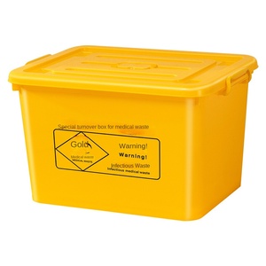 Yüksek kaliteli 100L60L40L20L kalınlaşmak plastik hastane saklama kabı tıbbi atık ciro kutusu tıbbi Transfer kutusu - Product Image 1