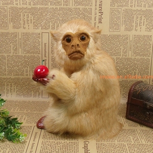 Factory Price 20cm <strong>Monkey</strong> Simulation Model Polyethylene&amp;furs <strong>Monkey</strong> Model Home Decoration Props <strong>Gift</strong> - Product Image 3