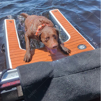 Échelle souple en PVC personnalisée pour chiens, escalier pour chiens, rampe gonflable pour chiens aquatiques, pour piscine, lac, quai, bateau