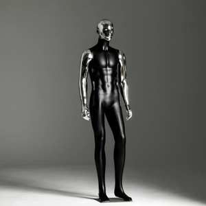 Mannequins d'Étalage Homme Musclés Corps Entier de Luxe avec Visage et Mains Chromés pour Vitrine - Product Image 4