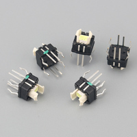 Interrupteurs tactiles tactiles éclairés 7X7 DIP 8 broches 7*7*7mm 8 P interrupteur tactile vertical avec interrupteur LED 7x7