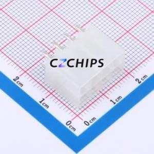 HC-5566-2*4A-05 Wire-to-Board Pin Header Through hole Component THT,P=4.2mm Connector 2x4P 4.2mm Through Hole Mini-Fit MX 4.2 - Product Image 1