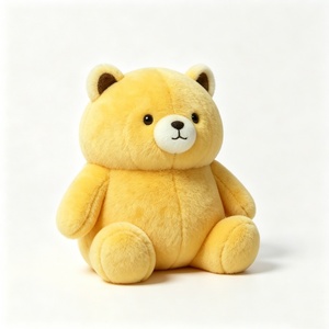 Ours en peluche jaune personnalisé, ours en peluche rembourré, ours en peluche gourmand, jouet ours miel - Product Image 2