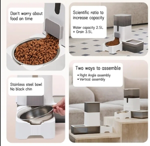 Mangeoire automatique intelligente <span class=keywords><strong>pour</strong></span> animaux de compagnie de 2,5 L Bol d'eau et de nourriture <span class=keywords><strong>pour</strong></span> <span class=keywords><strong>chat</strong></span> intégré Machine de restauration Prix bon marché <span class=keywords><strong>Fontaine</strong></span> d'eau <span class=keywords><strong>pour</strong></span> <span class=keywords><strong>chat</strong></span> en plastique - Product Image 5