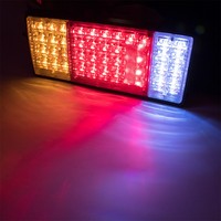 Vente chaude lumineuse de haute qualité 44LED panneau d'éclairage de remorque Led feux de remorque sans fil fabriqués en Chine
