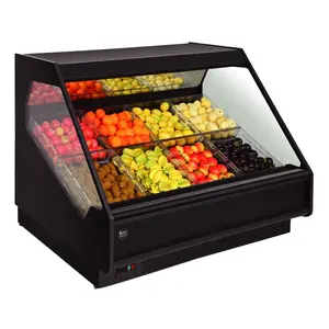 Imay-refrigerador de frutas y verduras de doble cara, refrigerador de exhibición para supermercado, venta al por mayor