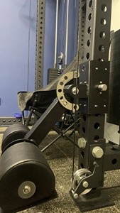 2025 mới 2-in-1 chân Báo Chí & Lat kéo xuống máy-cao/thấp Cáp ngồi hàng với điều chỉnh chân tấm cho nhà phòng tập thể dục - Product Image 2