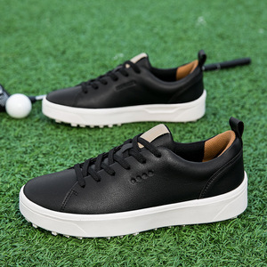 White Golf Shoes Lace-up Anti-Slip Lightweight <b>Walking</b> Footwear Breathable Low <b>Top</b> Course Sneakers - Product Image 3