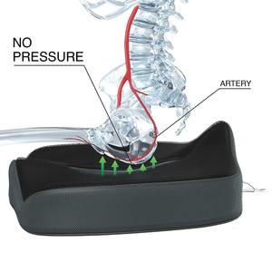 Alívio ergonômico Cauda Vértebra Pressão Respirável Mesh Cover Soft Memory Foam Cóccix Ortopédico Car Office Cadeira Almofadas do assento - Product Image 4