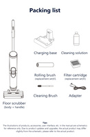 2023 nouveau 16000Pa Rechargeable sans fil portable propre Machine humide sec vapeur aspirateur laveuse sol lavage aspirateur pour la maison