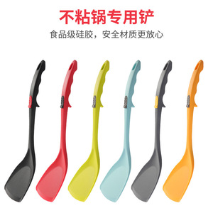 Spatule en silicone antiadhésive, résistante à la chaleur, de qualité alimentaire, cuillère de cuisine réutilisable - Product Image 5