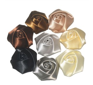 <span class=keywords><strong>40</strong></span> colores precio bajo al por mayor clásico tridimensional Rosa flor puede ser utilizado para tocado ropa con flores - Product Image 4