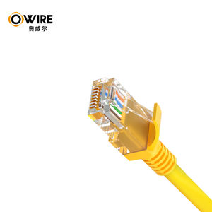 Câbles de raccordement réseau Owire Cat6 UTP <span class=keywords><strong>avec</strong></span> connecteur <span class=keywords><strong>RJ45</strong></span> 100% cuivre nu 8 conducteurs de test de réussite PVC LSZH HDPE ODM OEM CMR - Product Image 5