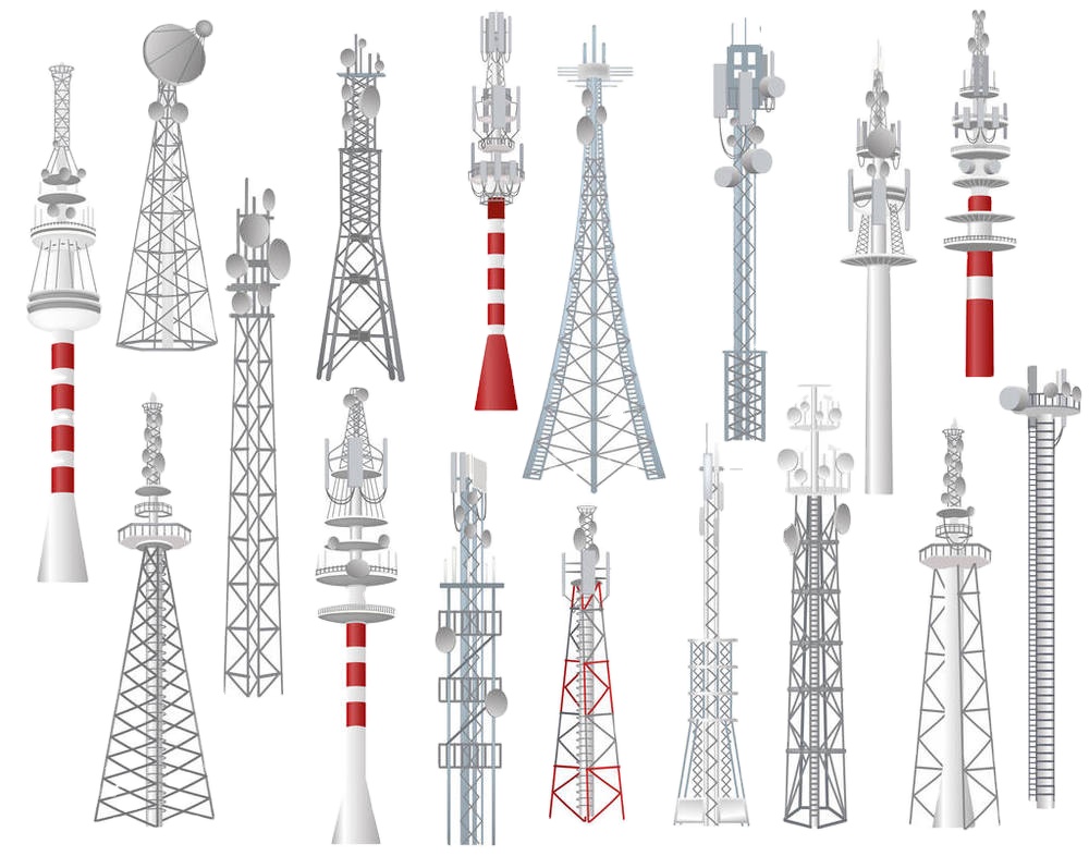 Goede Kwaliteit 4-Leg Communicatie Antenne Radiohoek Stalen Toren