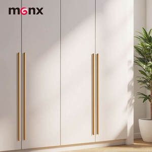 Toptan Lüks Gardırop Çekme Kolu Mutfak Dolabı Kolu Alüminyum Alaşımlı Mobilya Çekmece Dolap Kolları - Product Image 4