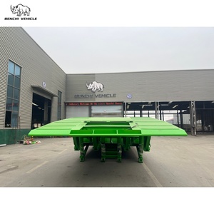 Semi-remorques à plateau surbaissé en acier à 6 essieux pour le transport d'excavatrices lourdes de 40 tonnes - En <span class=keywords><strong>vente</strong></span> - Product Image 5