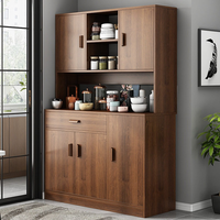 Meuble de cuisine simple, armoire de rangement de style européen, buffet classique moderne, meuble de rangement en bois, armoire latérale