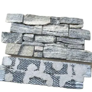 Slate trang trí nội thất màu xanh Granite trang trí đá tấm Tường cổ hạt gỗ tự nhiên đá cẩm thạch bên ngoài hàng hóa từ Trung Quốc