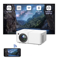 Proyector LCD H69 720P 150 Lúmenes Portátil con Enfoque Electrónico y Sistema Operativo Android