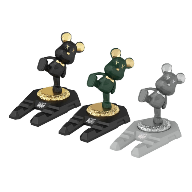 3D Cute Dimensional Bear Phone Holder Home Office Desk Mobile Stand Cell Phone Holder