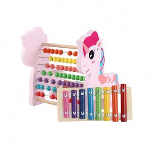 Juguetes de Inteligencia de Madera, Piano Multifuncional de Ocho Notas, Marco de Conteo, Rompecabezas para Niños, Juguetes Educativos Tempranos Montessori, Toysrunner - Product Image 2