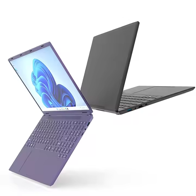 New Portable 15.6-Inch Intel N95 Laptop 16GB/32GB RAM 512GB/1TB SSD Ultra Thin Design Business Personal Use UK Metal Dual Fan