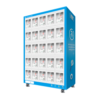 Máquina expendedora gabinete de celosía snack bebida autoservicio comercial máquina expendedora no tripulada código de barrido locker