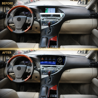 Pour Lexus RX270 2009-2011, autoradio Android 10,25 pouces, lecteur multimédia vidéo, stéréo, navigation GPS, CarPlay, montage sur tableau de bord