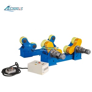 Rotatore di saldatura da 20 tonnellate, rulli di tornitura per saldatura di serbatoi per l'industria navale rullo rotante da 3500mm di diametro - Product Image 1