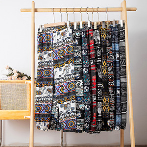 <span class=keywords><strong>Pantalones</strong></span> Harem Tailandeses para Mujer, Estilo Étnico de Xishuangbanna, Yunnan, con Estampado Vintage, Antimosquitos, Estilo del Sudeste Asiático - Product Image 2