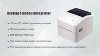 Imprimante thermique directe 203 dpi pour étiquettes de petites entreprises 420B, USB, 100x150mm, 4*6, 4*4, 2*1 pouces, machine à autocollants