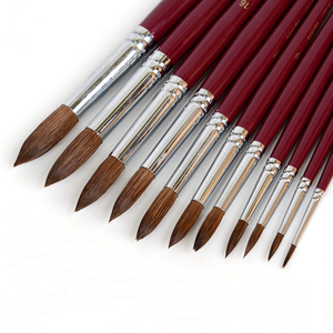 Bview Art Hot Kit de 12 pinceaux en crin de cheval pour artiste, <span class=keywords><strong>acrylique</strong></span>, aquarelle, <span class=keywords><strong>gouache</strong></span> - Product Image 6